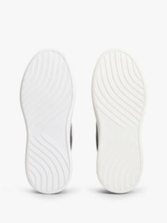 Metallic TH Monogram Leather Platform Trainers — Black 5