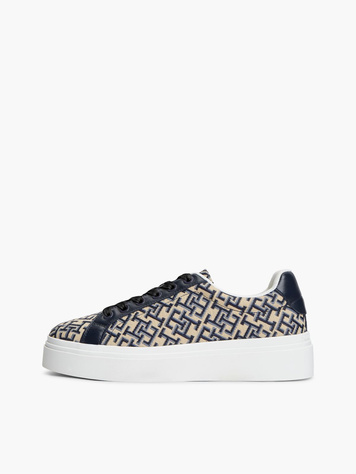 TH Monogram Platform Textile Trainers — Multi