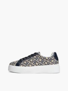 TH Monogram Platform Textile Trainers — Multi 7