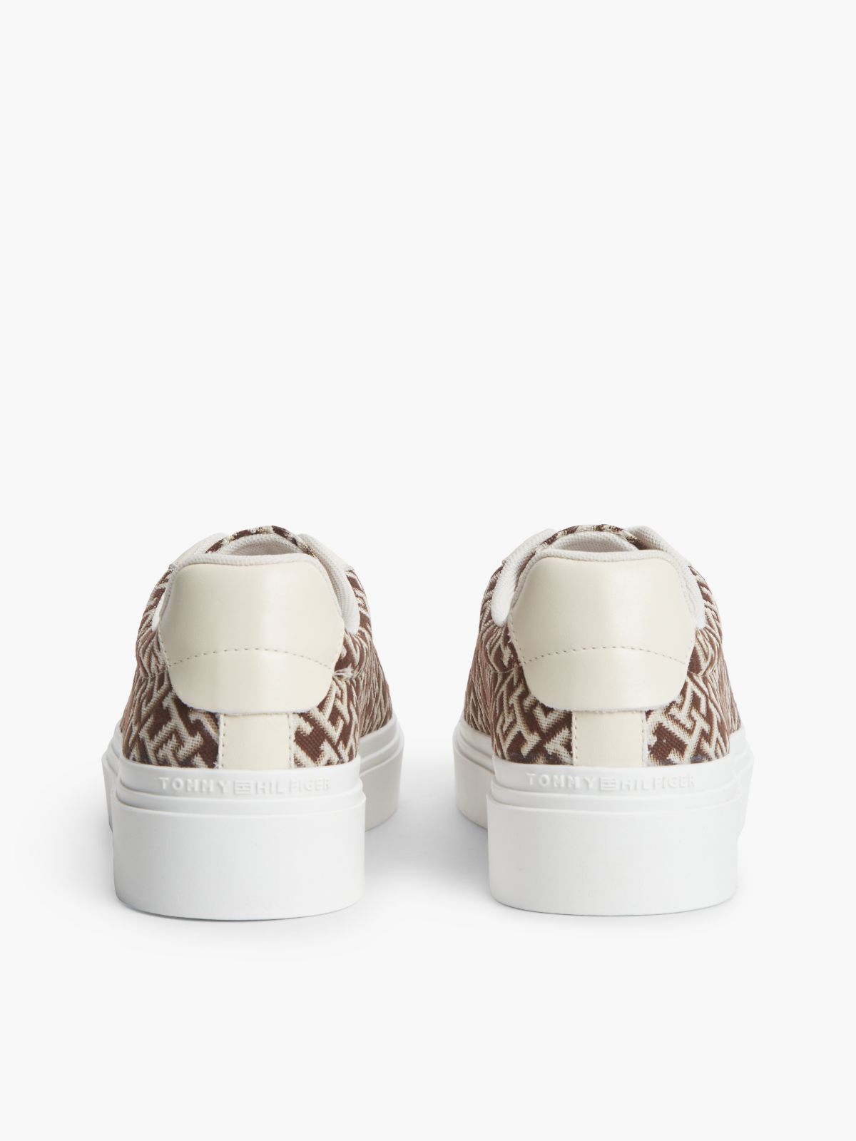 TH Monogram Platform Textile Trainers — Multi