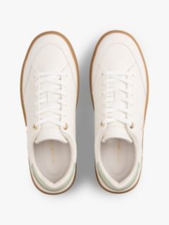 TH Monogram Leather Trainers — White 3