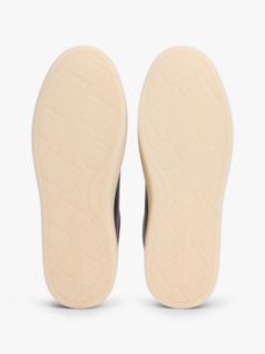 TH Monogram Leather Trainers — Blue 5