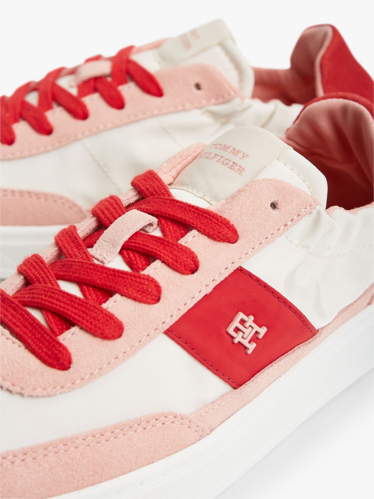 Suede Scrunch Back Trainers — Multi