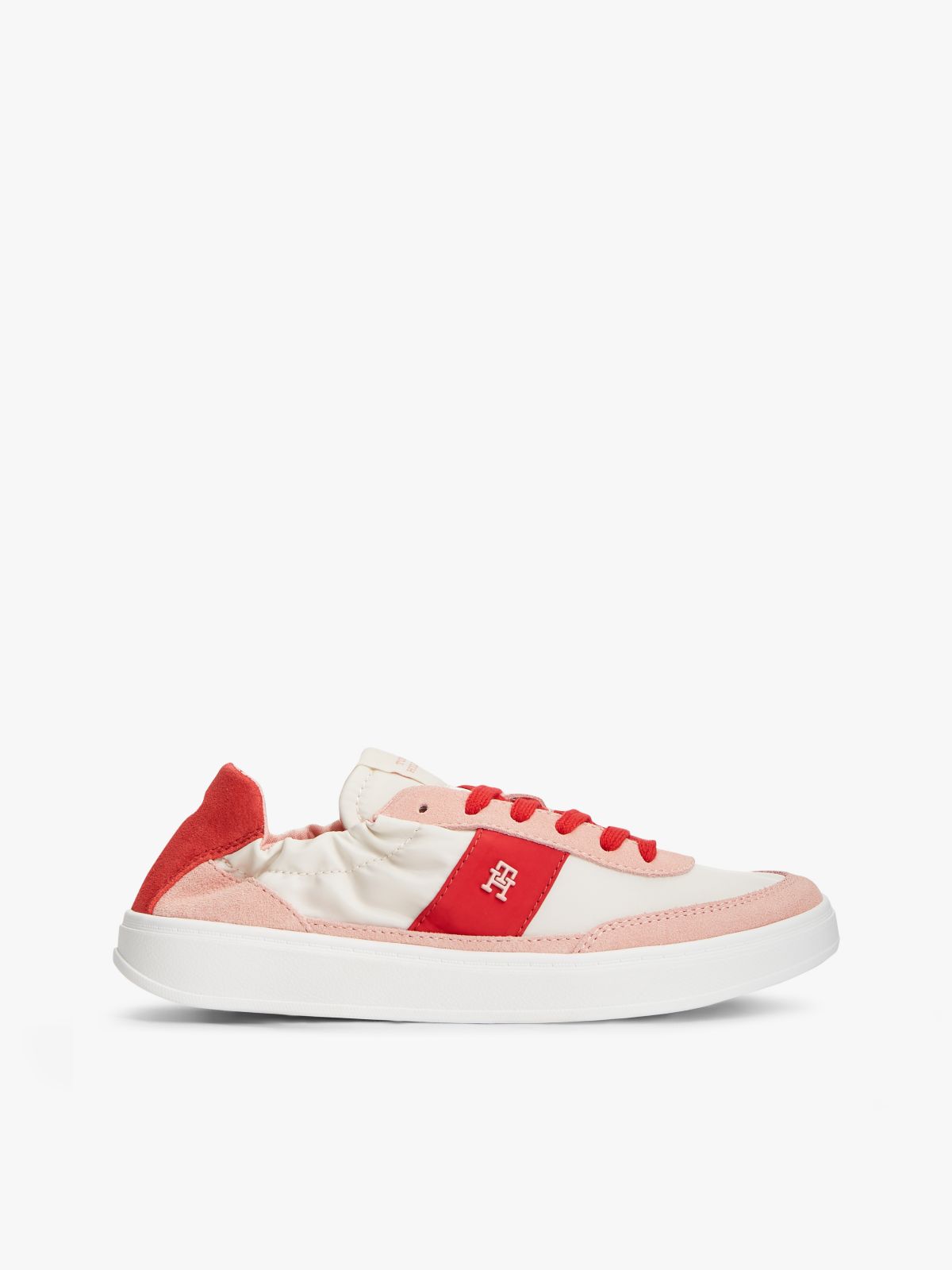 Suede Scrunch Back Trainers — Multi