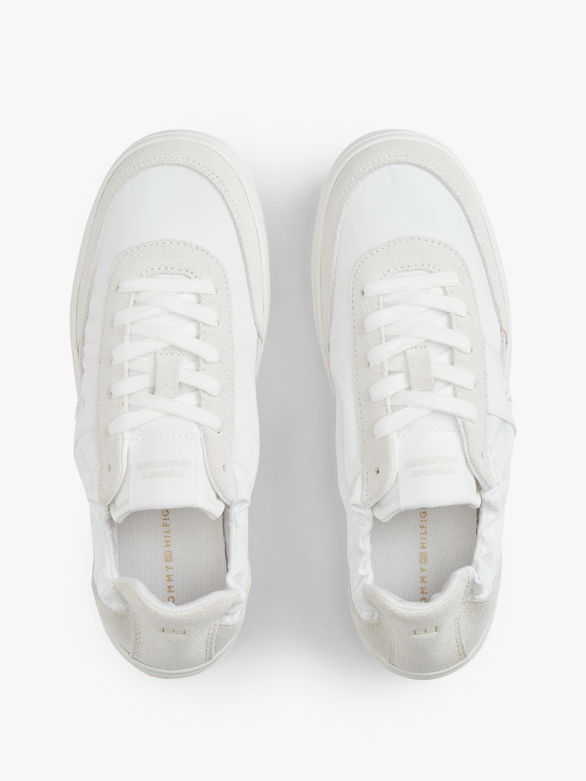Suede Scrunch Back Trainers — Multi