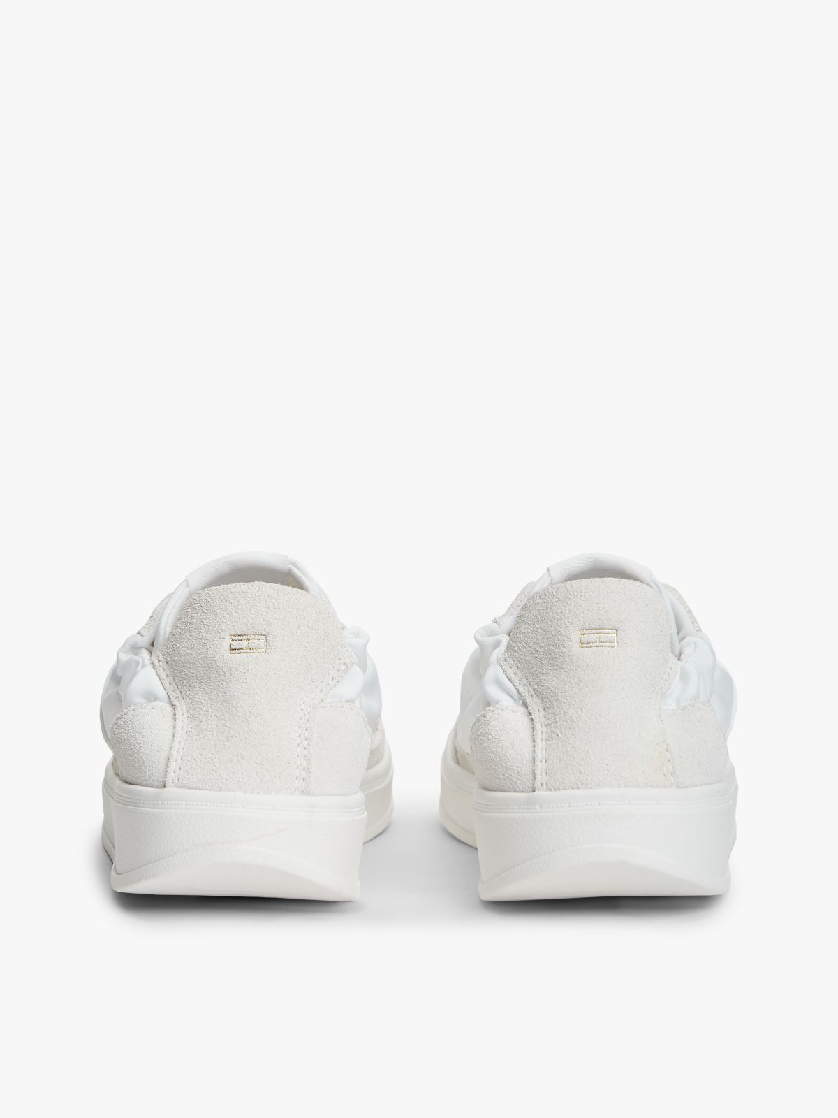 Suede Scrunch Back Trainers — Multi