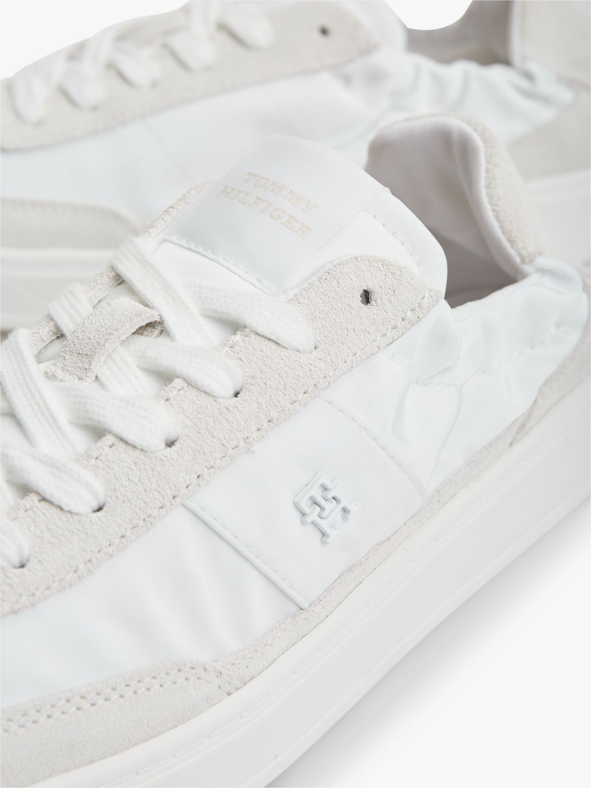 Suede Scrunch Back Trainers — Multi