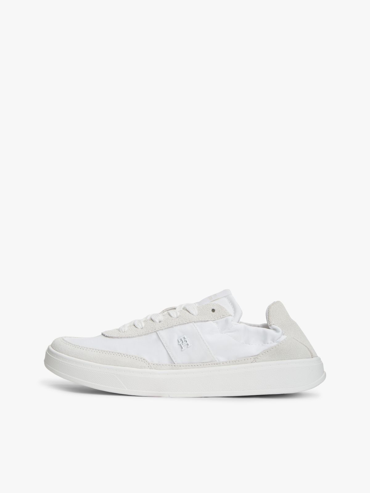 Suede Scrunch Back Trainers — Multi