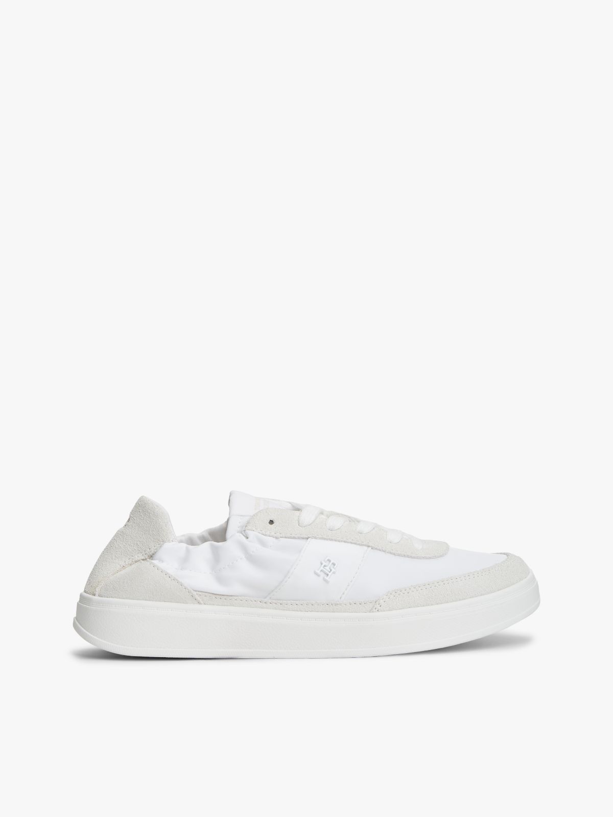 Suede Scrunch Back Trainers — Multi