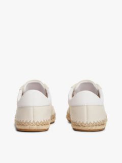 Logo Rope Midsole Knit Trainers — Beige 4