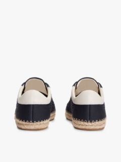 Logo Rope Midsole Knit Trainers — Blue 4