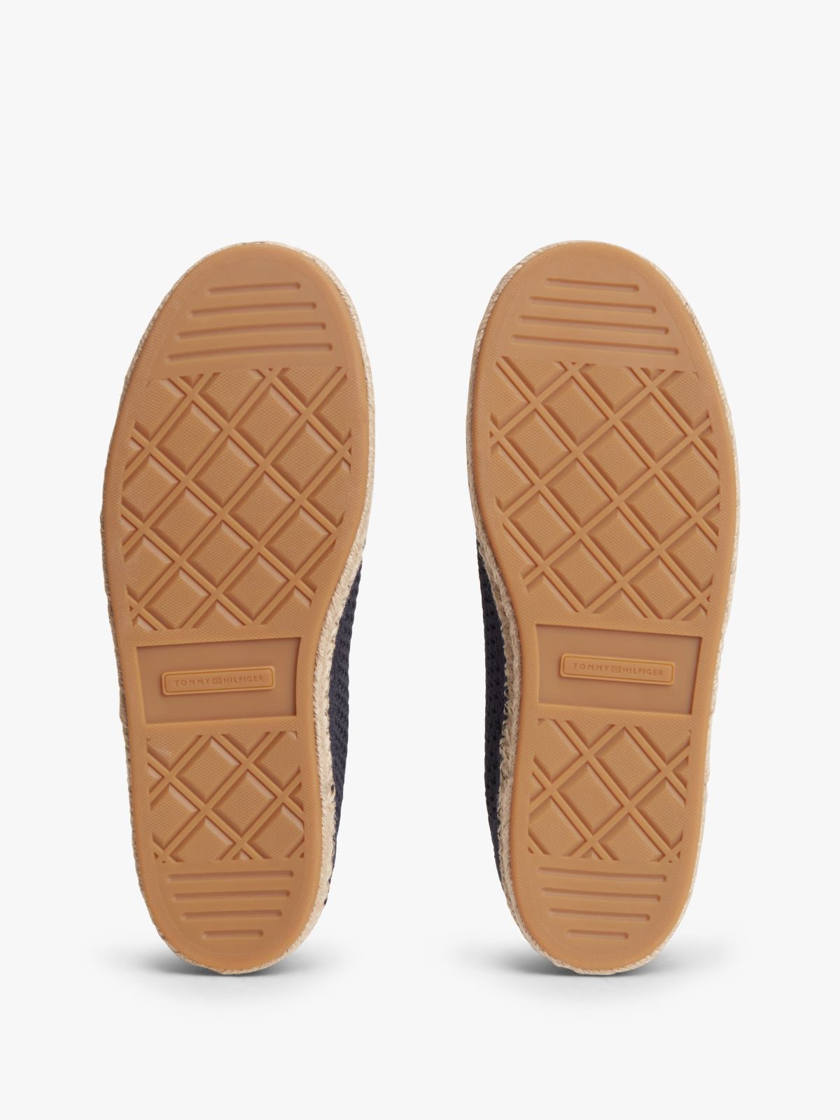 Logo Rope Midsole Knit Trainers — Blue