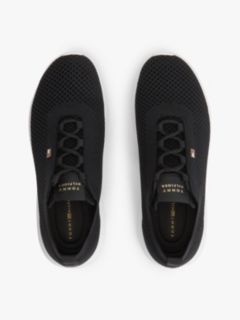 Enamel Flag Knit Trainers — Black 3