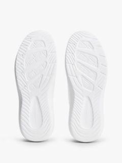 Enamel Flag Knit Trainers — White 5