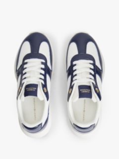 TH Monogram Mixed Texture Leather Trainers — Multi 3