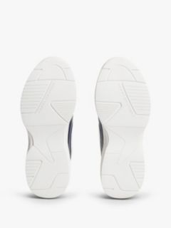TH Monogram Mixed Texture Leather Trainers — Multi 5