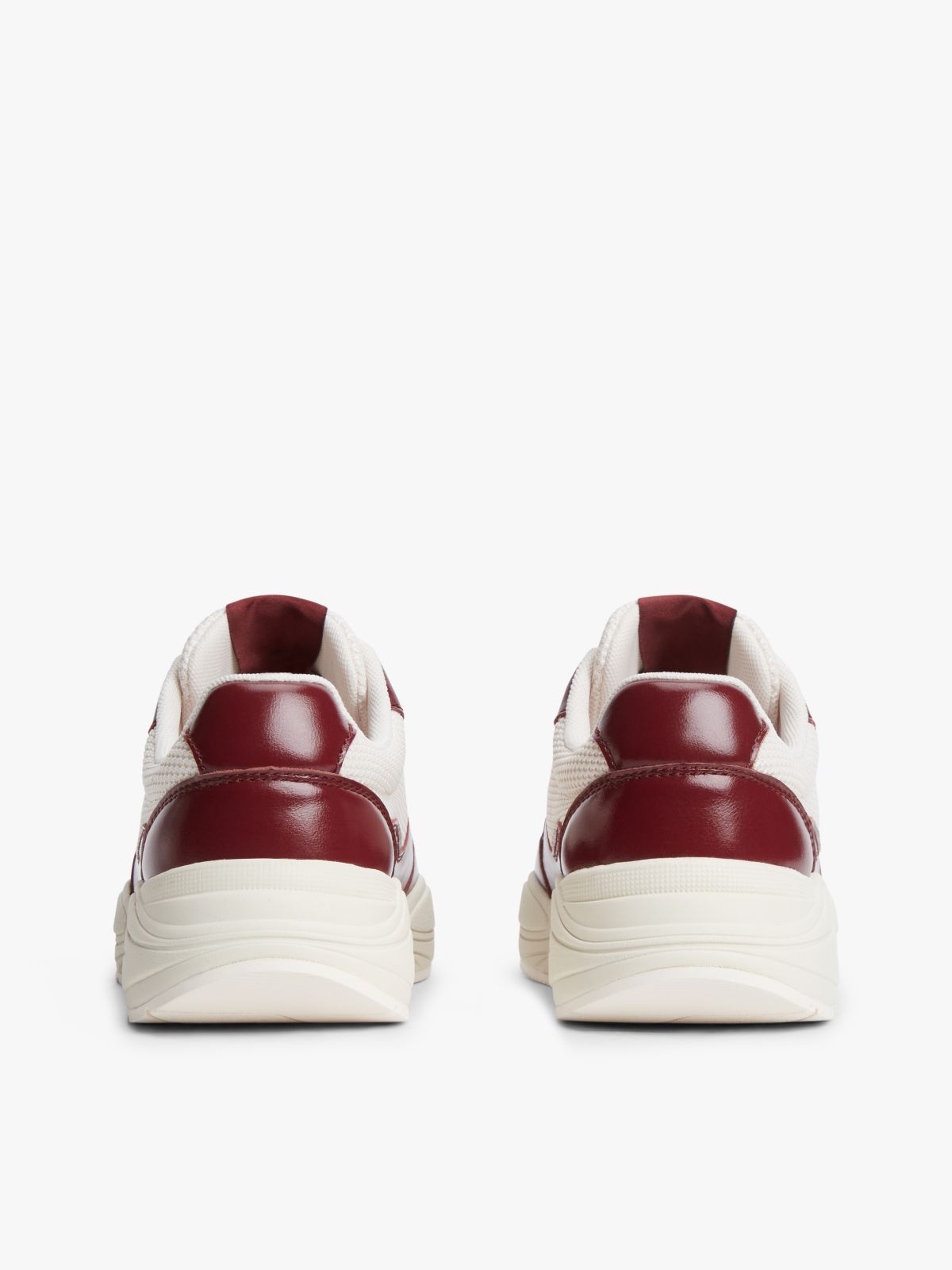 TH Monogram Mixed Texture Leather Trainers — Multi
