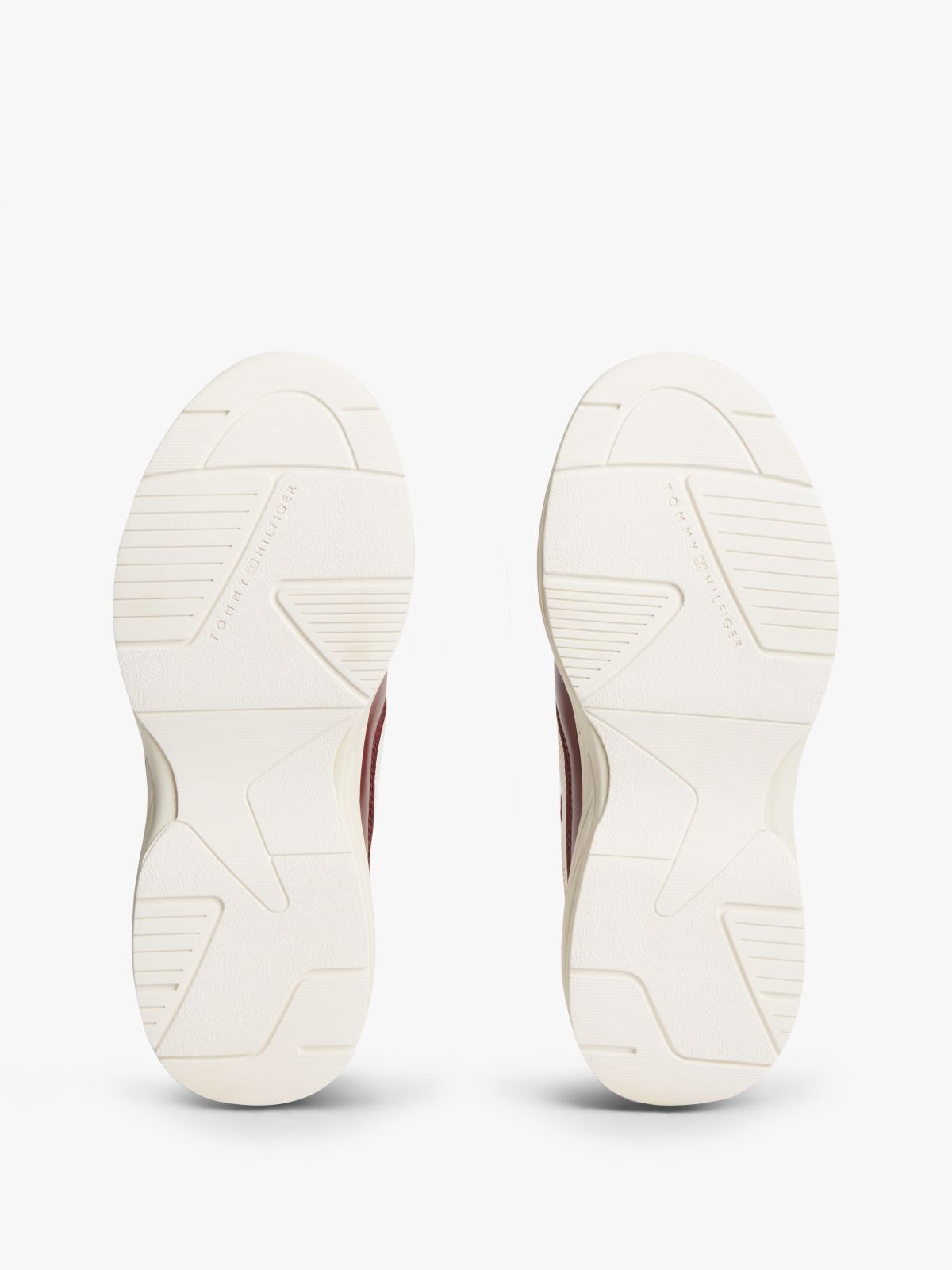 TH Monogram Mixed Texture Leather Trainers — Multi