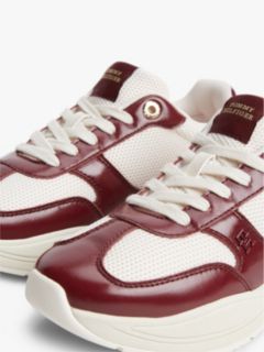 TH Monogram Mixed Texture Leather Trainers — Multi 6