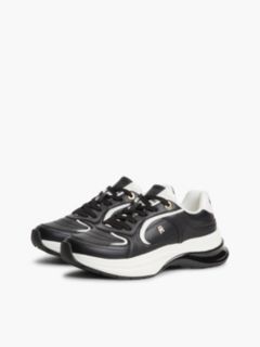 TH Monogram Leather Chunky Trainers — Black 2