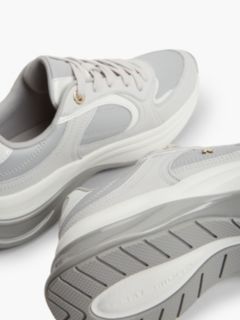 TH Monogram Leather Chunky Trainers — Grey 6