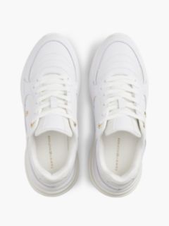 TH Monogram Leather Chunky Trainers — White 3