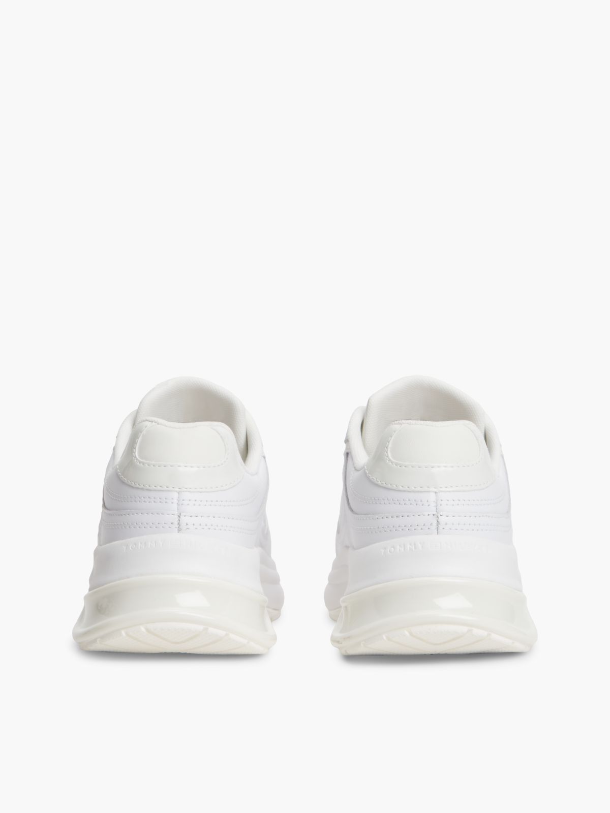 TH Monogram Leather Chunky Trainers — White