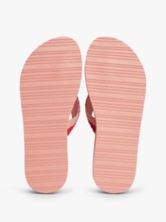 Logo Woven Flip-Flops — Pink 5