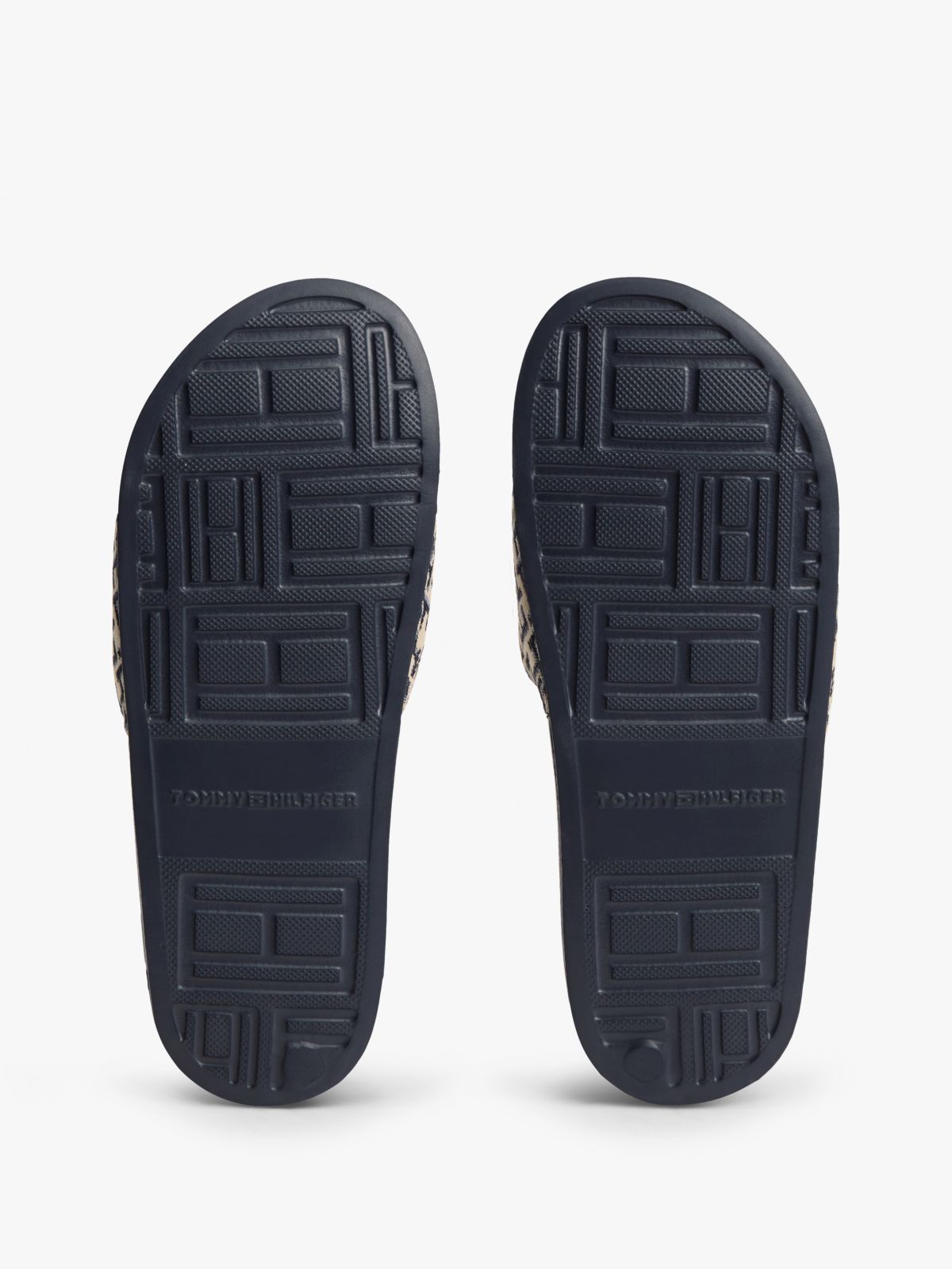 TH Monogram Pool Slides — Blue