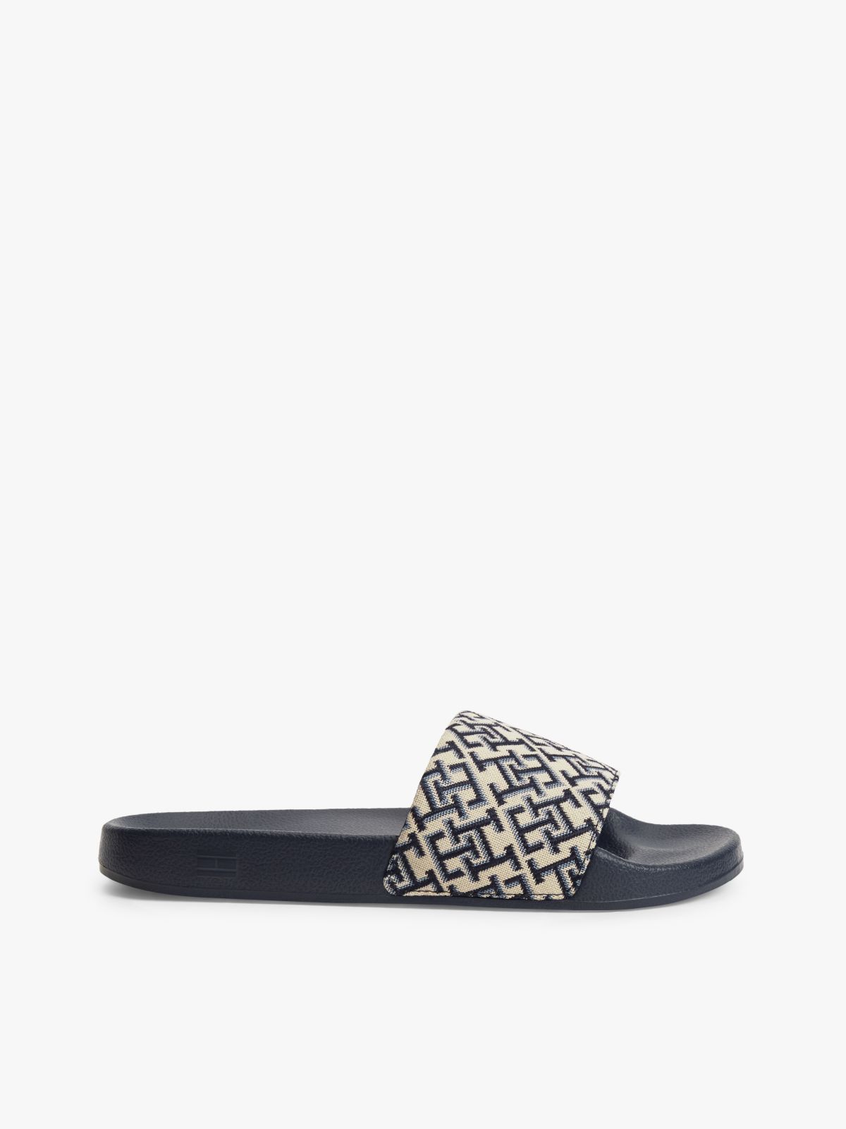 TH Monogram Pool Slides — Blue