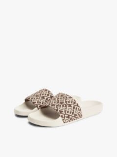 TH Monogram Pool Slides — Multi 2