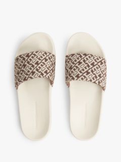 TH Monogram Pool Slides — Multi 3