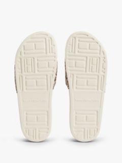 TH Monogram Pool Slides — Multi 5