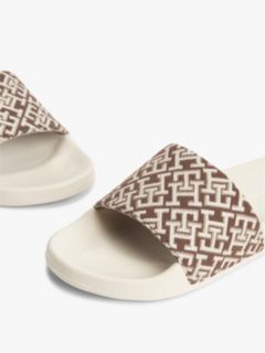 TH Monogram Pool Slides — Multi 6