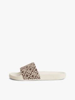 TH Monogram Pool Slides — Multi 7