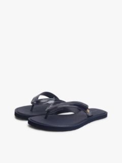 TH Monogram Flip-Flops — Blue 2