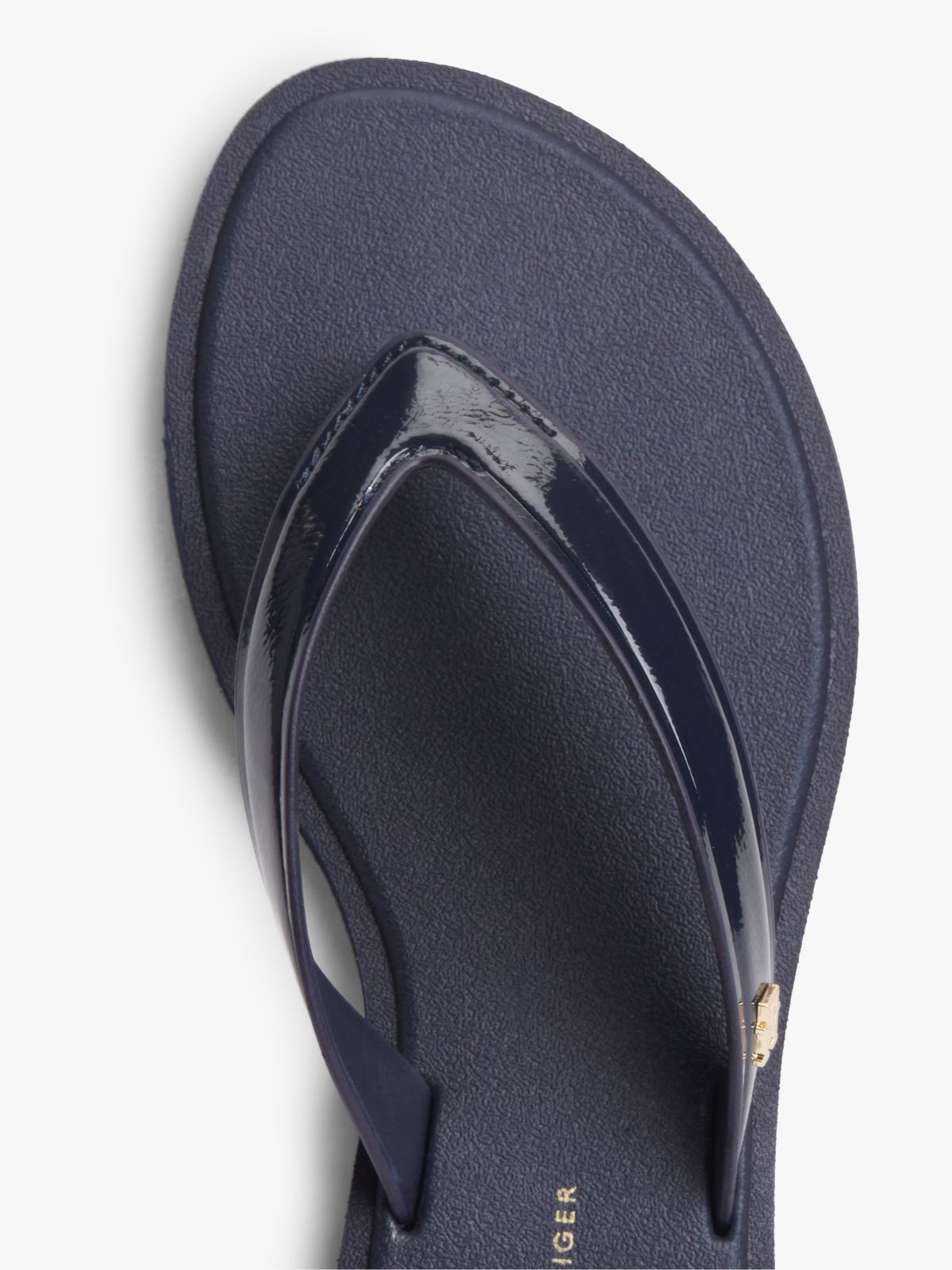 TH Monogram Flip-Flops — Blue