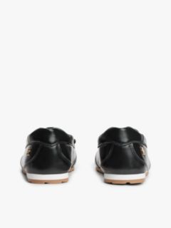 TH Monogram Leather Ballet Trainers — Black 4