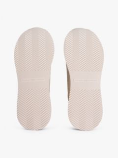 TH Monogram Leather Mixed Texture Trainers — Brown 5