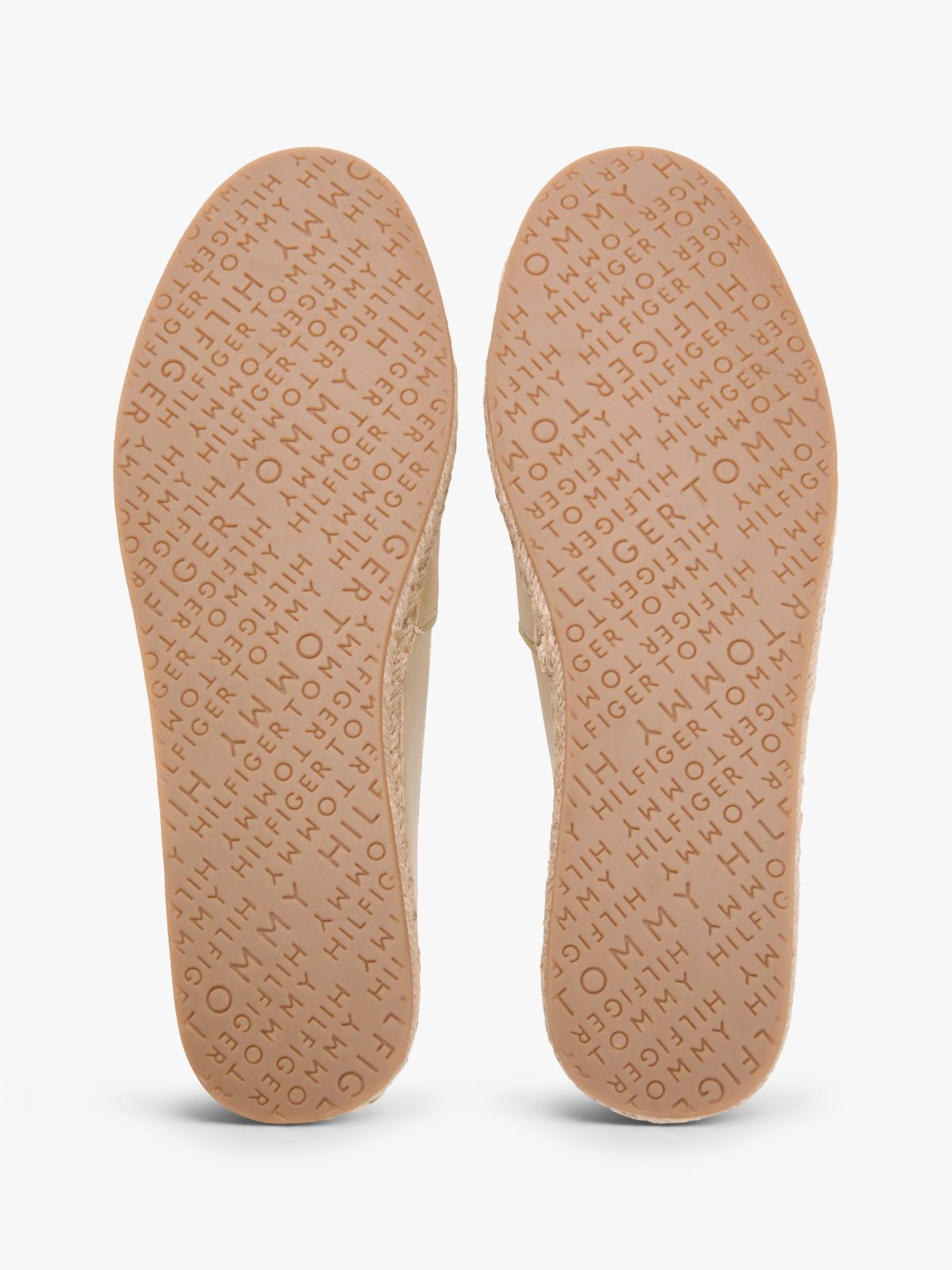 TH Monogram Metallic Leather Espadrilles — Gold
