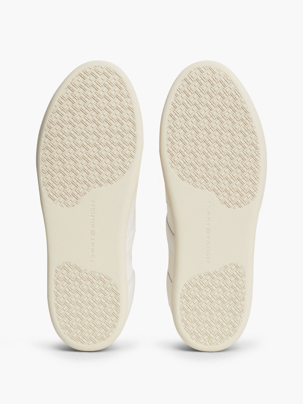 Leather Vintage Low Profile Trainers — White