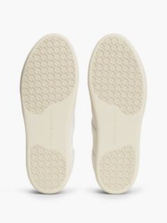 Leather Vintage Low Profile Trainers — White 5