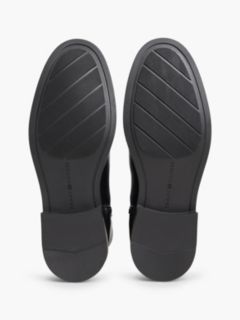 Leather TH Monogram Buckle Ankle Boots — Black 5