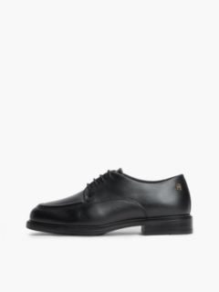 Leather TH Monogram Derby Shoes — Black 7