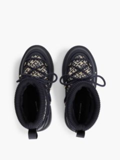 TH Monogram Water Resistant Snow Boots — Blue 3