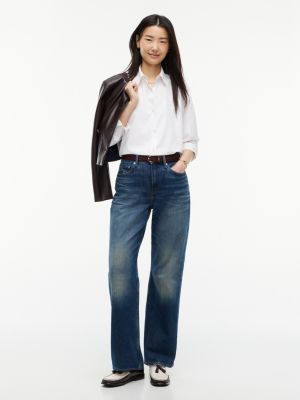 brązowy błyszczące skórzane mokasyny z frędzlami new york label dla kobiety - tommy hilfiger