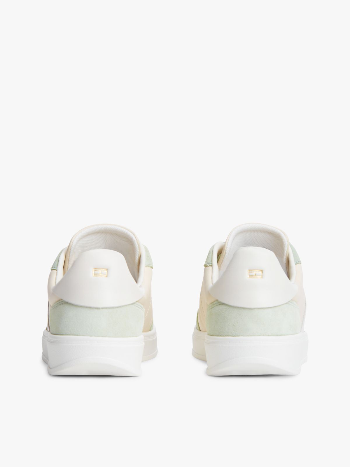 TH Monogram Mixed Texture Trainers — Multi