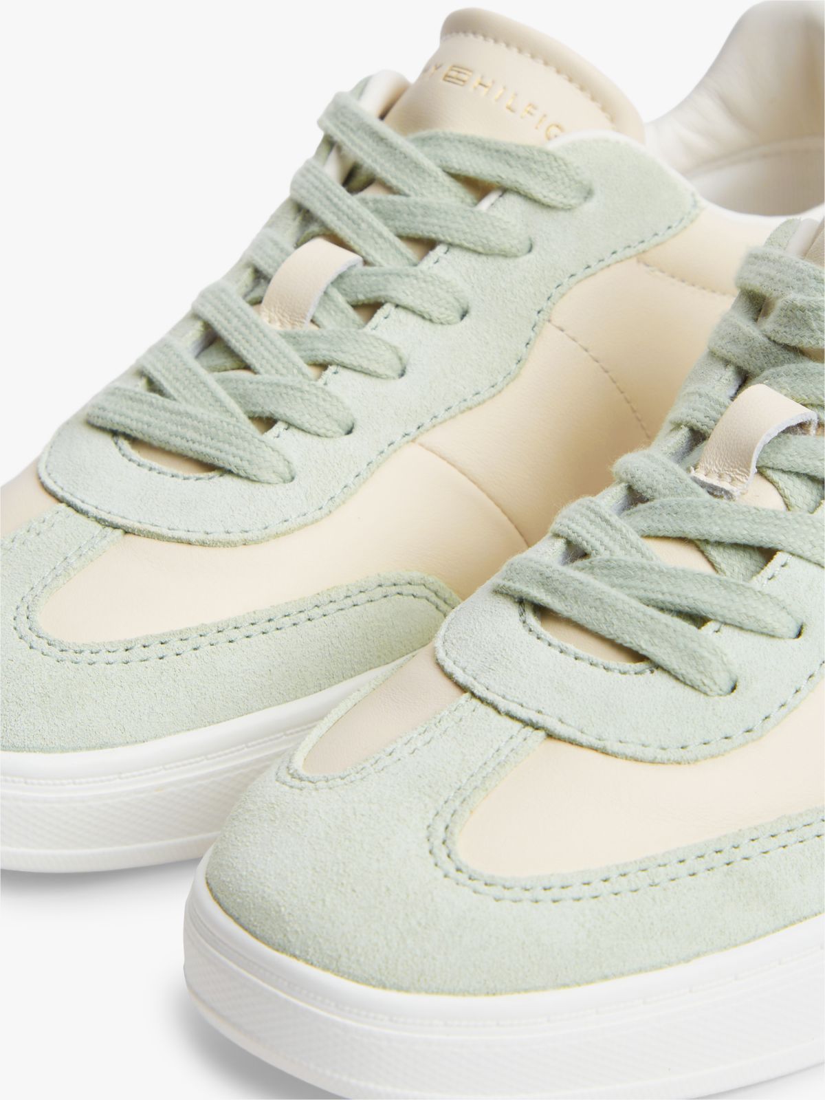 TH Monogram Mixed Texture Trainers — Multi