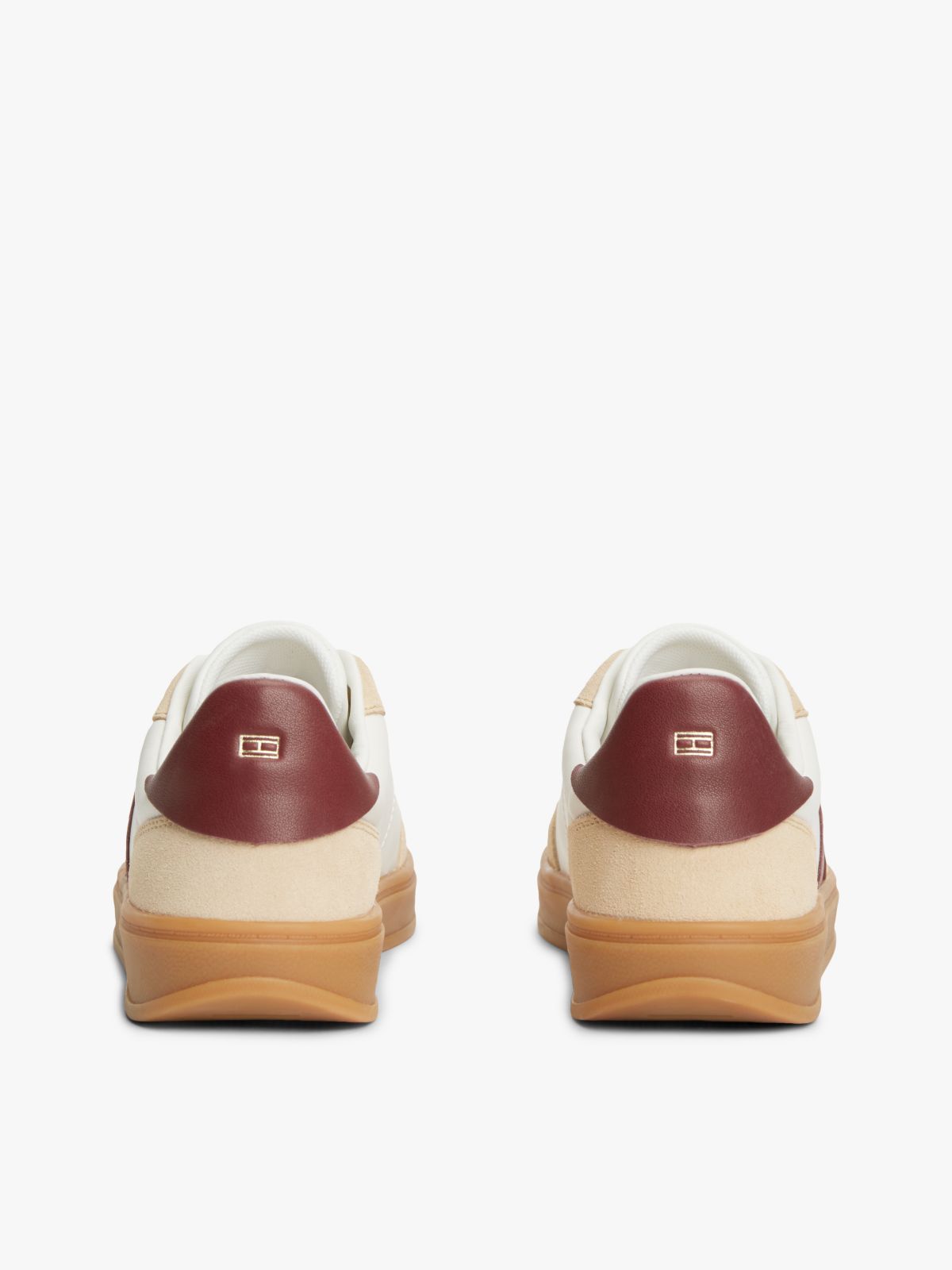 TH Monogram Mixed Texture Trainers — Multi
