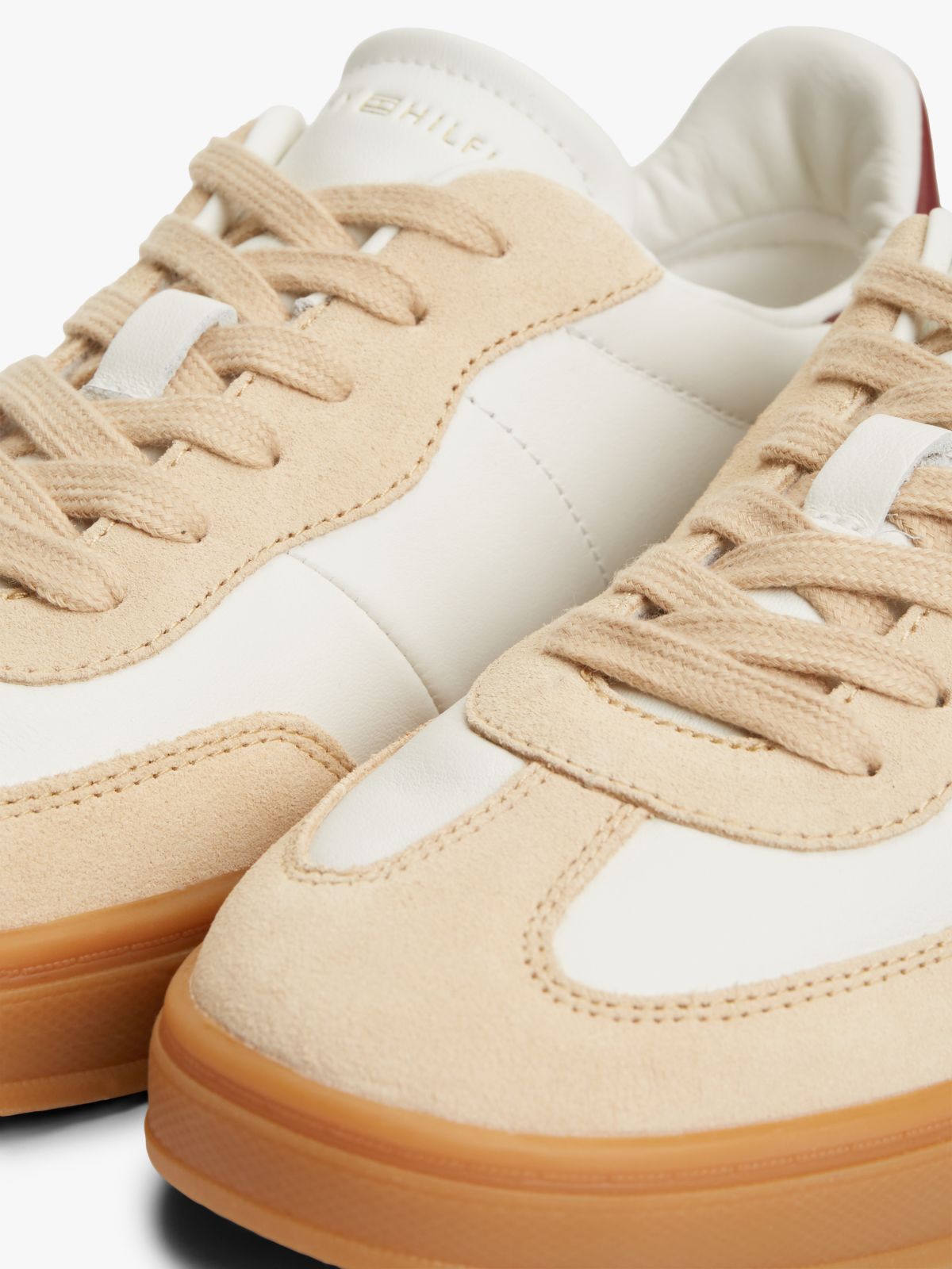 TH Monogram Mixed Texture Trainers — Multi